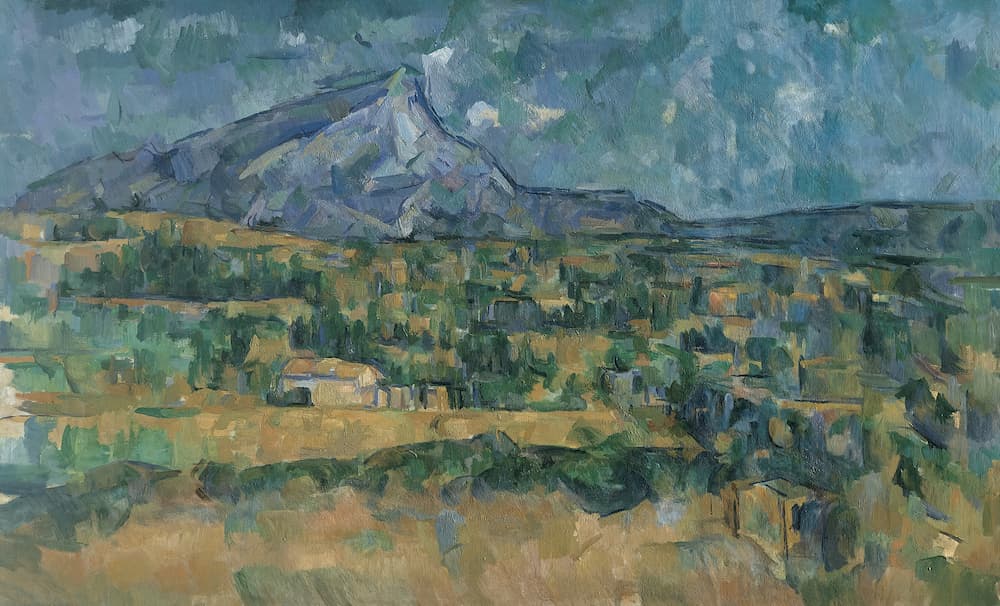 Cezanne Sainte Victoire. Photo peinture Cezanne Sainte Victoire